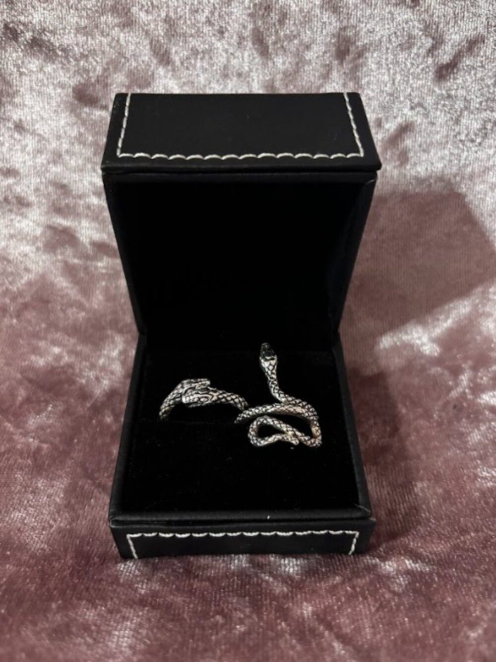 Pair of Serpent Snake Rings